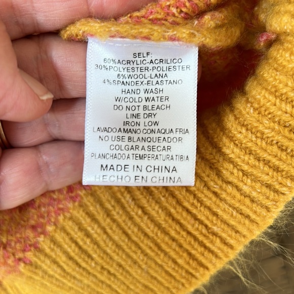 Fuzzy Heart Sweater by &Merci - Picture 6 of 8